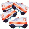 Ballons d'ambulance en aluminium pour enfants Big Toy Car Ballon Baby Shower Boy Ambulance Bus