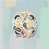 Lando Norris-Autocollants sur le thème de l'anime Lando Norris pack de 5 pièces stickers pour