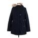 American Eagle Outfitters Wool Coat: Blue Jackets & Outerwear - Women's Size Medium