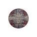 Brown 96 x 96 x 0.08 in Area Rug - 17 Stories Machine Washable Area Rug Polyester/Chenille | 96 H x 96 W x 0.08 D in | Wayfair
