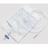 Sacca urine 2000 ml con tubo 90 cm e valvola antireflusso - conf. 10 pz.