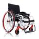 Carrozzina superleggera pieghevole ad autospinta Atmos bianca - 38 cm