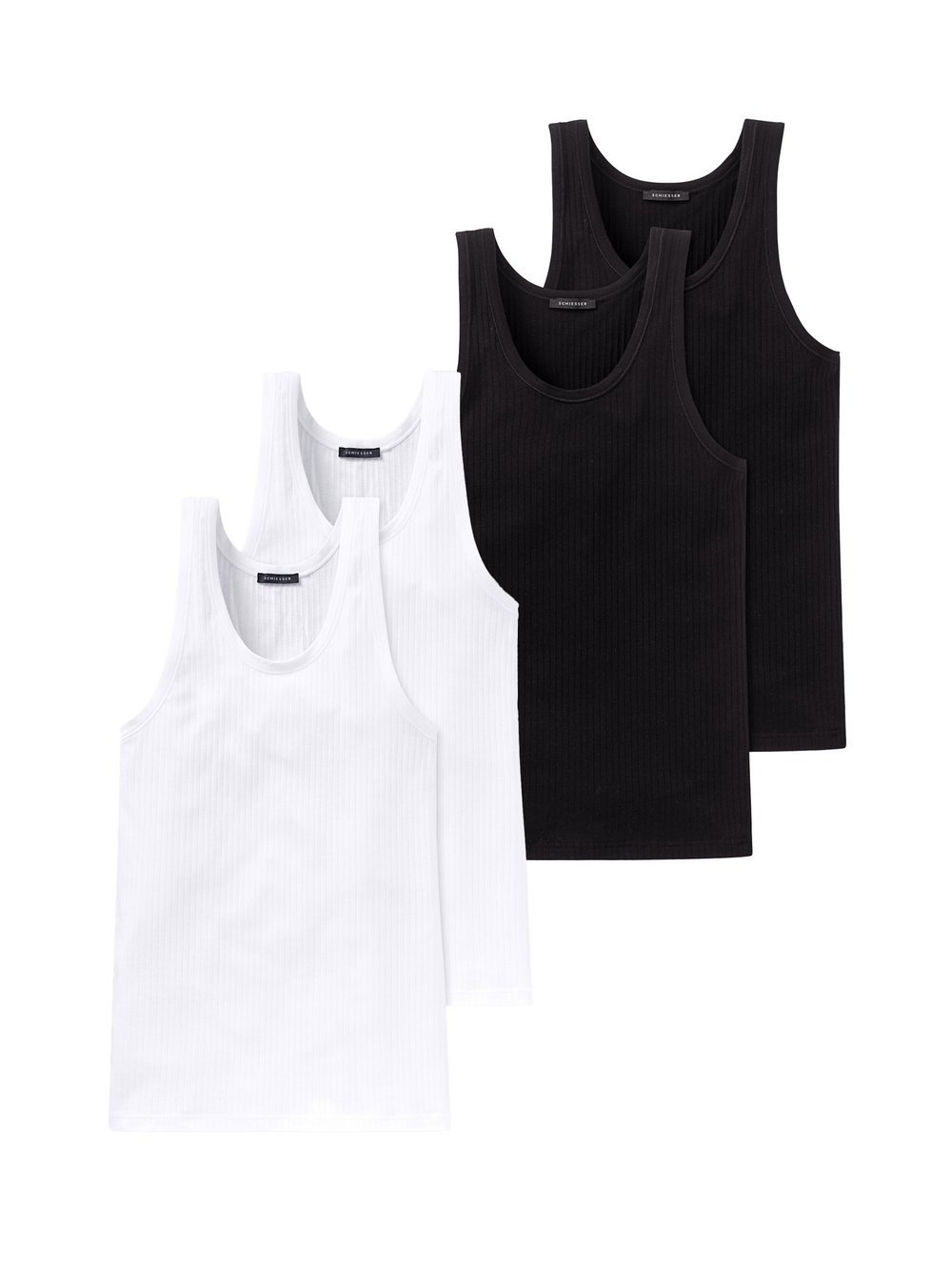 Schiesser Unterhemd Herren mehrfarbig, L Image