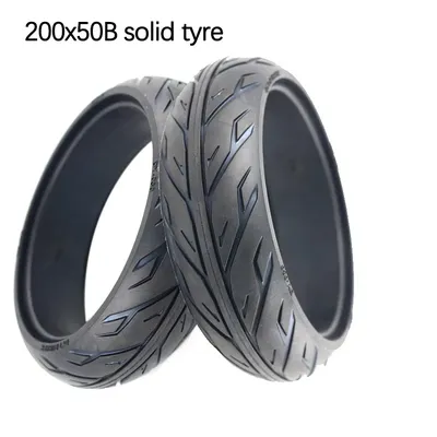 Newest 200x50 For Xiaomi Scooter Spare Part ES2 solid tyre for Ninebot ES1 ES3 ES4 Motor wheel