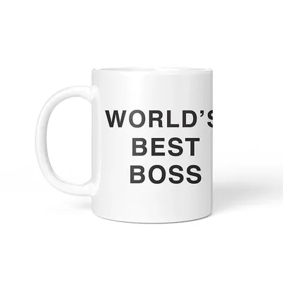 1Pcs 350ml Dunder Mifflin The Office-World’s Best Boss Coffe Cups 11 OZ Funny Ceramic Tea Milk Cocoa