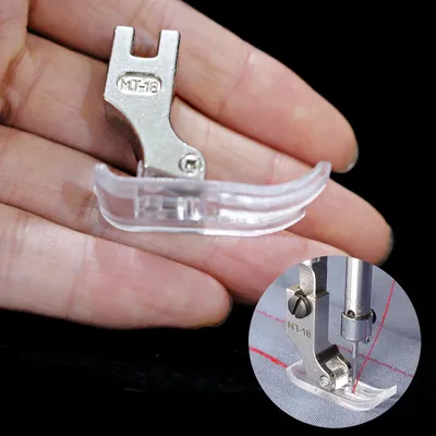1pc Wear-resistant Plastic Plate Presser Foot Industrial Sewing Machine Presser Foot Lockstitch Sewing Machine Special