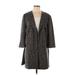 Nine West Coat: Gray Jackets & Outerwear - Women's Size Medium