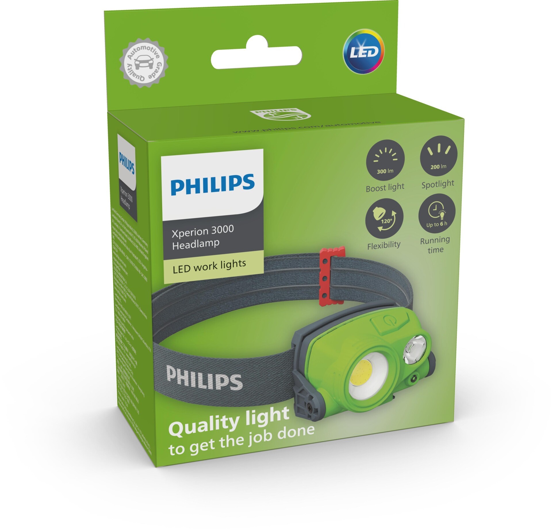 PHILIPS Xperion 3000 Headlight X30HEADX1 Handleuchte 3,7V Image