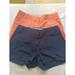 J. Crew Shorts | J. Crew Womens Set/2 Chino Shorts 0 Orange Navy 3" Inseam Cotton Classic Preppy | Color: Blue/Orange | Size: 0