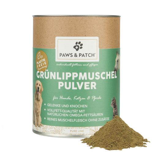 2x 250g PAWS & PATCH Grünlippmuschelpulver Ergänzungsfutter für Hunde