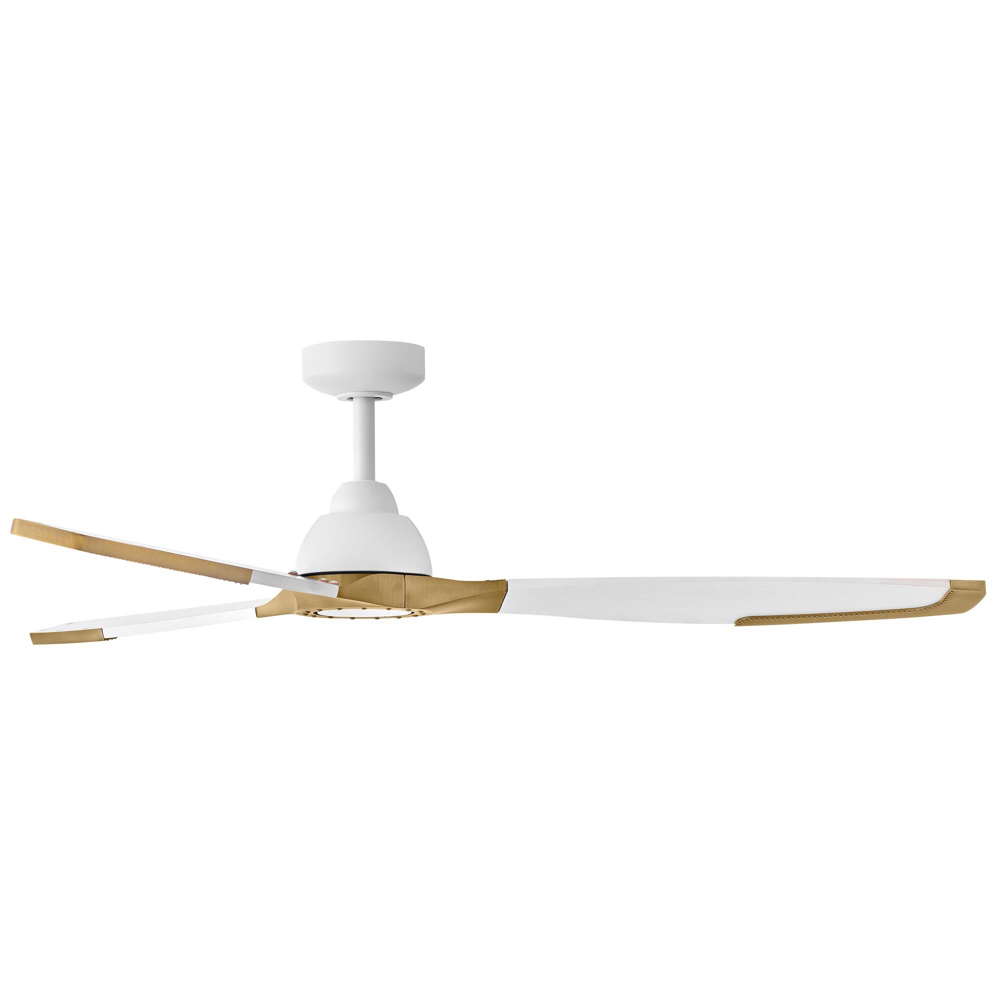 Hinkley Lighting Aileron 60 Inch Ceiling Fan with Light Kit - 906760FMW-LDD