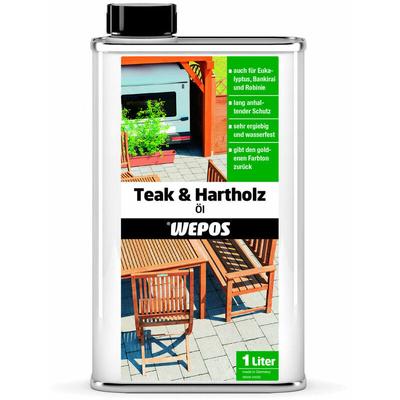 Wepos Teak- und Hartholz Öl 1l 2000300657 Image
