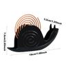 2pc Snail Design Mosquito Incense Rack - Creative Fireproof Incense Seat and Ash Storage Holder for Living Room