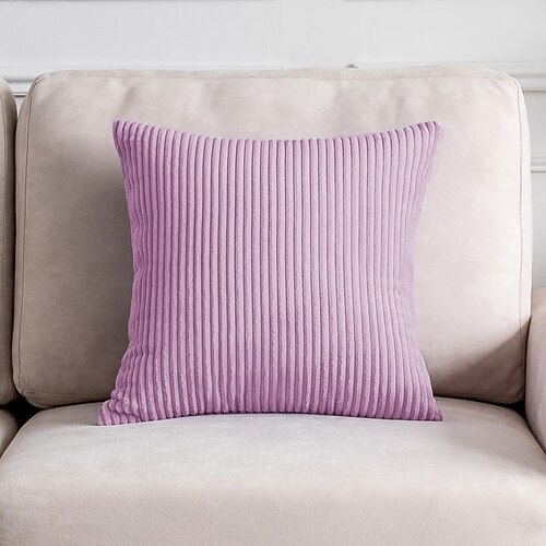 nordischer einfarbiger Cord-Kissenbezug fürs Büro, weiches Kissen ohne Kern, Heim-Wohnzimmer-Sofa-Dekor, grün, orange, rosa, blau
