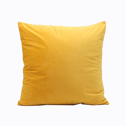 Dekorative Wurfkissen, Herbst-Kissenbezüge, Kissenbezug, modern, einfach, dicker holländischer Samt, einfarbig, Sofa, Wohnzimmer, Schlafzimmer, 1 Stück, Rosa, Blau, Salbeigrün, Lila Image