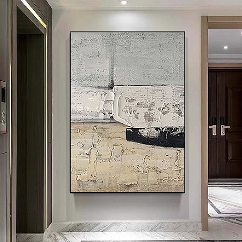 pittura bianca wabi-sabi pittura dipinta a mano blu bianco dipinto strutturato pittura bianca wabi-sabi arte murale neutra arte murale minimalista tela nera strutturata arte murale neutra decorazione
