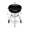 Weber - barbecue compact kettle a carbone CM.57