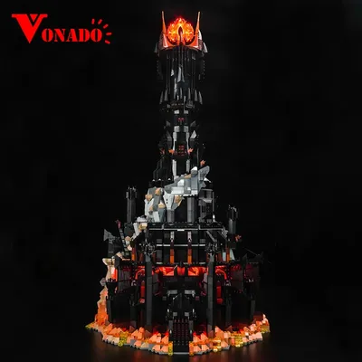 The Vonado LED 10333 set is suitable for Lord of the Rings: Baladu building blocks (only including lighting accessories)