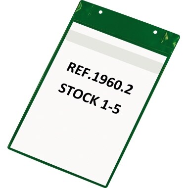 Tarifold Kennzeichnungstasche Neodym 170145 A4XL gn 5 St./Pack. Image