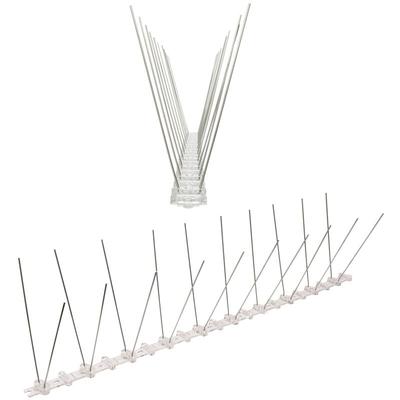 Pestsystems - 10 Meter (20 x 0,5m) Taubenspikes 2-reihig auf Polycarbonat - hochwertige Lösung für