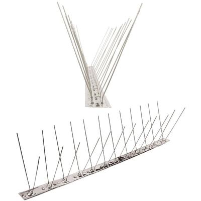 Pestsystems - 10 Meter (20 x 0,5m) Taubenspikes 2-reihig auf V2A-Flexleiste - hochwertige Lösung