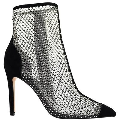 Ted Baker Junapah Crystal Mesh Womens Black Stiefel