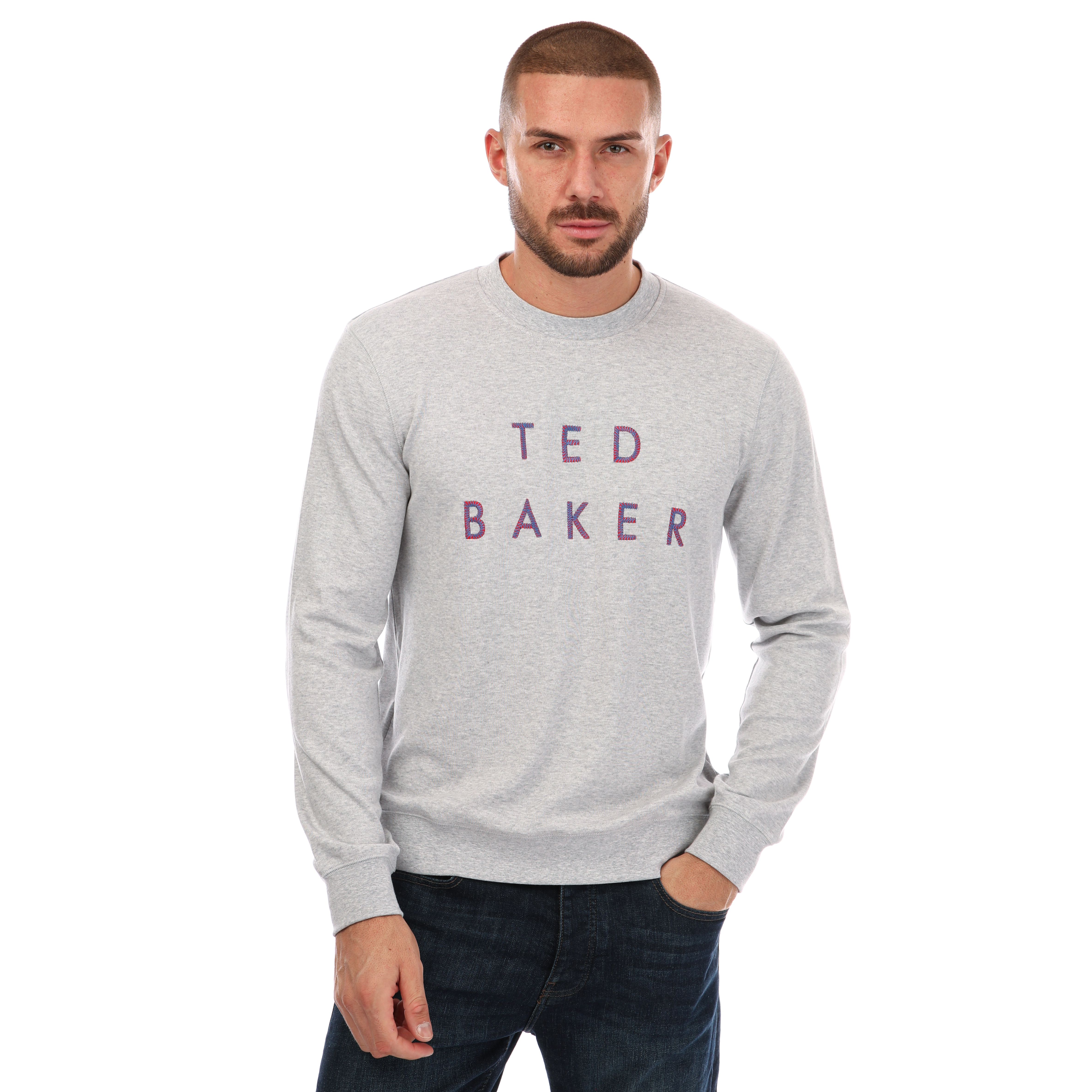 Sweat Sonics Regular logo Ted Baker Pour Homme en Gris Image