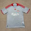 Adidas Shirts | Liverpool Soccer Jersey Adults Size L Gray Adidas Futbol Short Sleeve | Color: Gray | Size: L