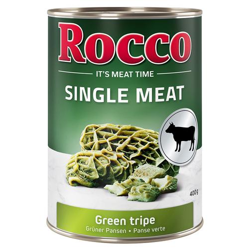 6x400 g Rocco Single Meat Hundenassfutter Pansen