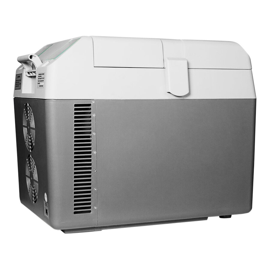 Summit Appliance SPRF26 Accucold .88 Cu. Ft. Gray / White DC-Powered Portable Medical Refrigerator / Freezer - 12/24VDC