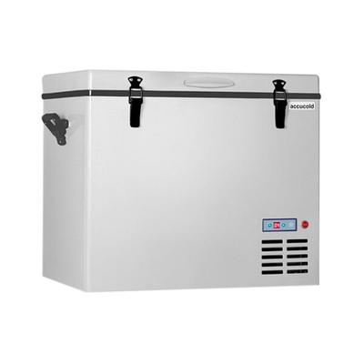 Summit Appliance SPRF56 Accucold 1.94 Cu. Ft. Gray DC-Powered Portable Refrigerator / Freezer with Insulated Fabric Cover- 12/24VDC