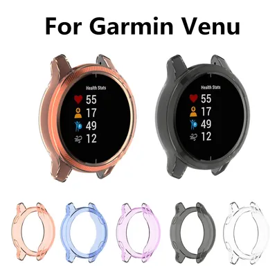 Soft Protective Case For Garmin Venu Cover Frame TPU Crystal Clear Silicone Protector Shell For