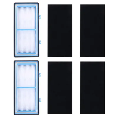 2 HEPA + 4 Carbon Booster Filters for Holmes AER1 HEPA Type Total Air Filter, For Holmes Air