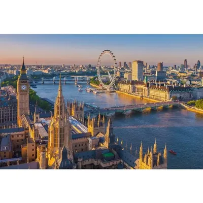 75*50cm Adult 1000Pcs Jigsaw Puzzle London View Stress Relief Entertainment Toys Paper Puzzles High