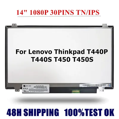 14'' Lcd screen For Lenovo L440 T440S T440P T450 T450S B140HAN01.1 1NV140FHM-N41 N140HCE-EAA IPS