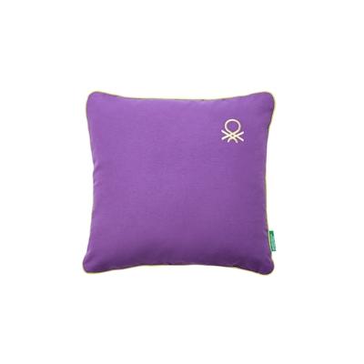 Benetton - Kissen 45x45cm 70 % Baumwolle + 30 % Polyester Lila Regenbogen Image