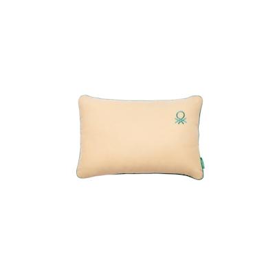 Benetton - Kissen 40x60cm 100 % Baumwolle Beige Regenbogen