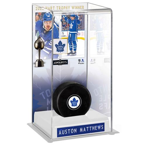 Auston Matthews Toronto Maple Leafs 2022 Hart Trophy Gewinner Große Hockey Vitrine