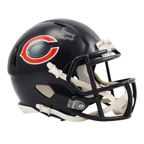 Rome Odunze – Riddell Speed ​​Mini-Helm von den Chicago Bears mit Autogramm