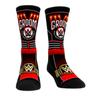 Rock Em Socks WWE Logo Groom Crew