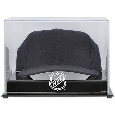 Vitrine mit NHL-Schild und Teamlogo für Kappen aus Acryl Image