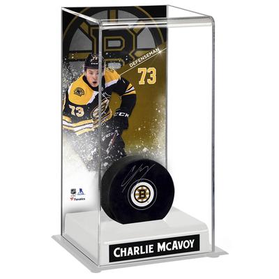 Charlie McAvoy Boston Bruins Deluxe Großer Hockey-Puckkoffer Image