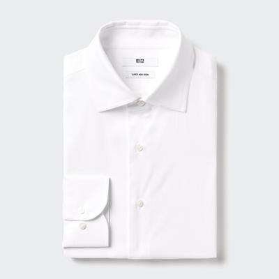 Uniqlo - Cotton Super Non-Iron Regular Fit Shirt - White - XL