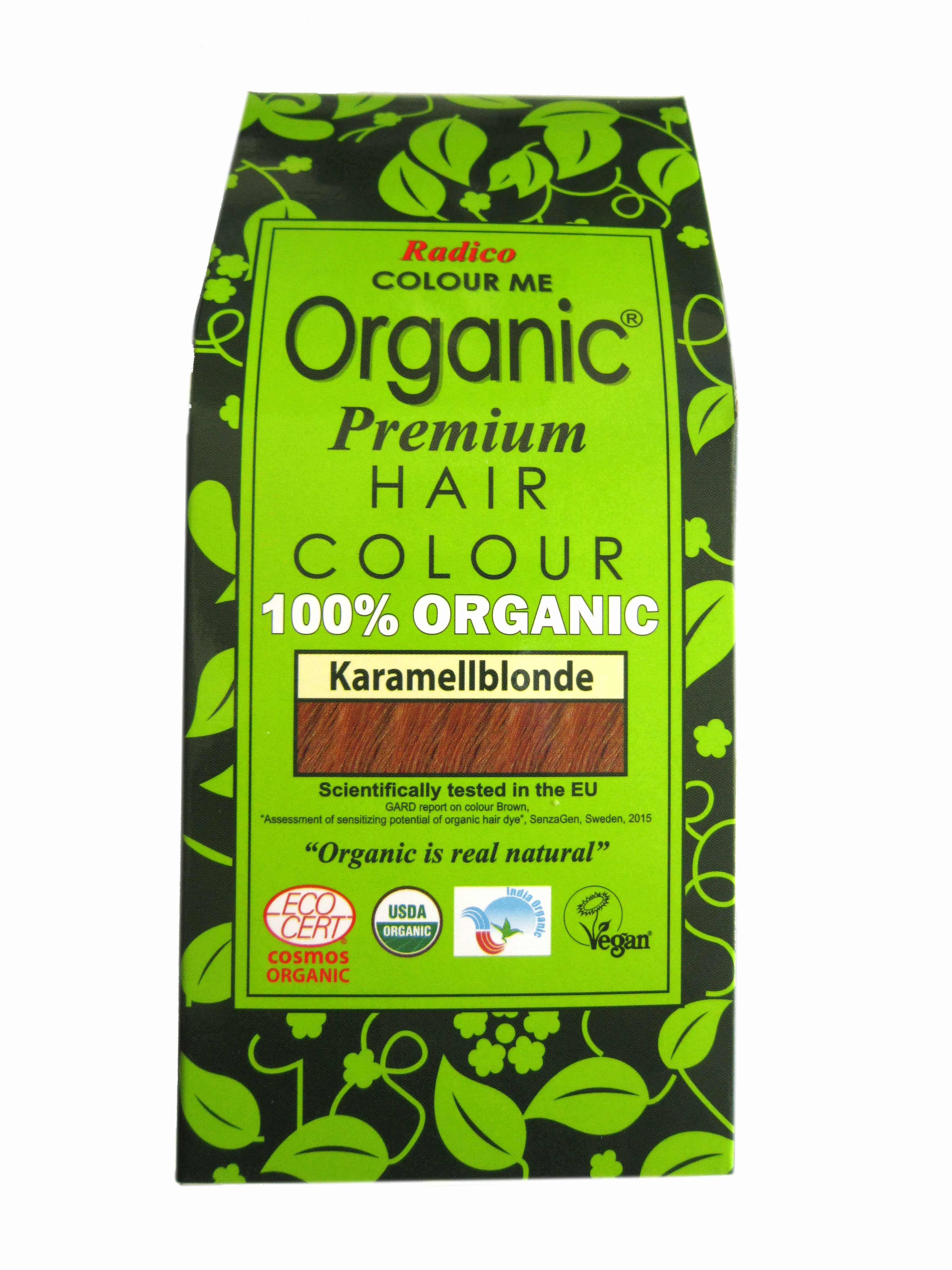 Radico Colour Me - Tinta vegetale biologica per capelli biondo caramel