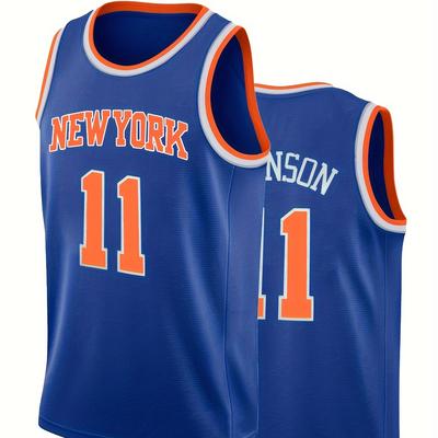 TEMU Maillot de basketball NEW YORK #11 pour homme, haut d'entraînement pour les matchs de basket-ball pour hommes.