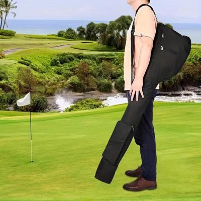 TEMU Sac de golf, sac de golf portable pliable pouvant contenir 6-7 clubs