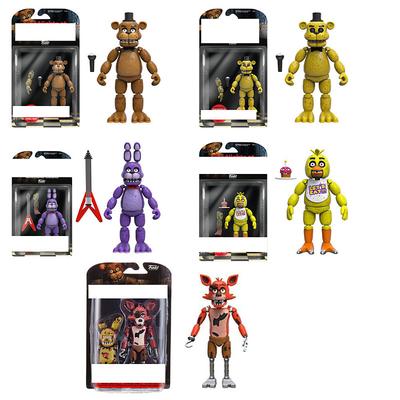 Five Nights at Freddy's Golden Bear Balloon Set Toy Bear Handmade Ornaments Freddie Hoschka Bonnie Joint Moveable