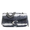Coach Crossbody Bags - Quilted Tie-Dye Tabby Shoulder Bag 20 With Chain - Gr. unisize - in Blau - für Damen - aus Textil & Leder & Leder & Metallkette