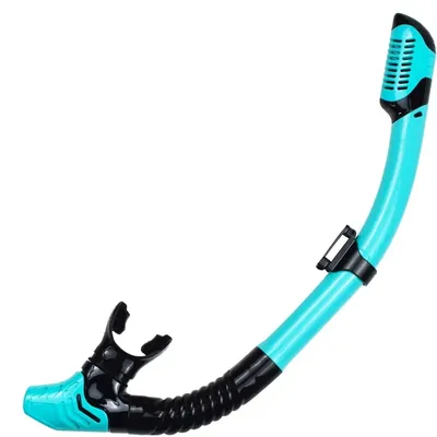 Dry Snorkel Tube Easy Breath Scuba Diving Splash Guard Top Valve Swimming Underwater Equipment For