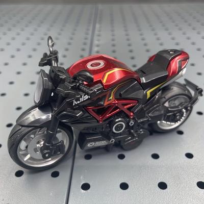 Friction-powered Diecast Motorcycle Toy With Lights & Sounds - Pull Back Action, Realistic Sound Effects, Weather-resistant - Perfect Gift For Boys & Girls Ages 3-8